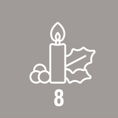 Pole adventního kalendáře pro 8.12.