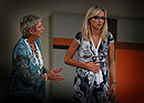 Dana Syslová, Kateřina Brožová, premiéra představení Dohazovač 30.9.2008, foto: Ivo Mičkal