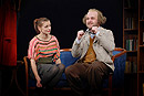 Ivana Jirešová, Hynek Čermák během představení Veřejné oko, foto: Ivo Mičkal