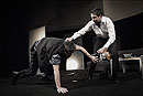 Michal Novotný, Martin Písařík během představení Smrtelná vražda, foto: Patrik Borecký