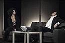 Vanda Hybnerová, Martin Písařík během představení Smrtelná vražda, foto: Patrik Borecký