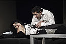 Vanda Hybnerová, Martin Písařík během představení Smrtelná vražda, foto: Patrik Borecký