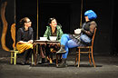 Kateřina Winterová, Jana Krausová, Lucie Polišenská během představení Opona nahoru!, foto: David Prachař
