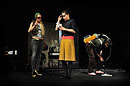 Linda Rybová, Kateřina Winterová, Jana Krausová během představení Opona nahoru!, foto: Jiří N. Jelínek
