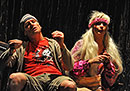Lumír Olšovský, Daniela Šinkorová během představení Miluju tě, ale ..., foto: Josef Ptáček