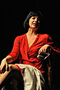 Kateřina Bohatová (Šildová) během představení Miluju tě, ale ..., foto: Josef Ptáček