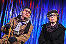 Lumír Olšovský, Tereza Kostková během představení Miluju tě, ale ..., foto: Josef Ptáček