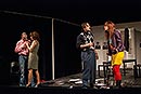 Vojtěch Záveský, Vanda Hybnerová, Richard Trsťan, Lucia Kašiarová v představení S nebo bez?, foto: Josefína Rašilovová a Lucie ...