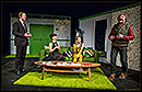 Jiří Langmajer, Daniela Šinkorová, Andrea Kerestešová, Jan Krafka v komedii Manželský poker, foto: Roman Albrecht