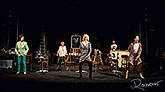 Ilona Svobodová, Eva Lecchiová, Ivana Wojtylová, Mira Nosek, Kristýna Leichtová, Jana Bernášková v komedii P.R.S.A., foto: Roman Albrecht