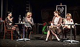 Kristýna Leichtová, Ivana Wojtylová, Jana Bernášková, Eva Lecchiová v komedii P.R.S.A., foto: Roman Albrecht