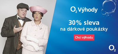 O2 výhoda - 30% sleva na dárkové poukazy do Divadla Palace O2 výhoda - 30% sleva na dárkové poukazy do Divadla Palace