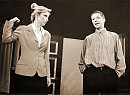 Kateřina Brožová, Jiří Langmajer v představení „A do pyžam!“, foto: Ivo Mičkal