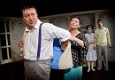Martin Hruška, Valérie Zawadská, Silvie Koblížková, Jan Dolanský v představení „Eskymák z Amsterodamu aneb Žádné zprávy od ...